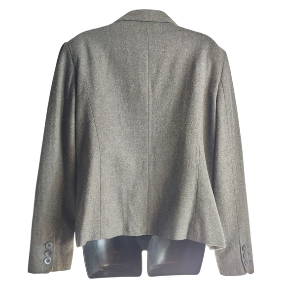 Mossimo Women's Gray Wool Blend Blazer Jacket Size XXL - Picture 2 of 8